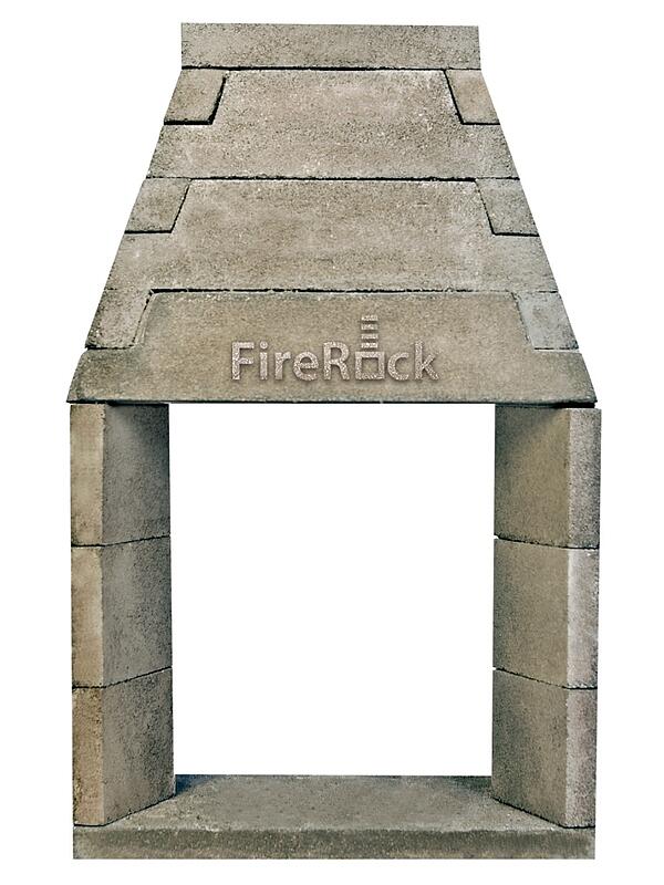 Firerock 42" See Thru Fireplace Kit - $3000